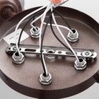 Люстра "Онлайн" (цветок) 5х15Вт Е27 МОДЕЛЬ: BR 00226 венге/черный - фото 42632825