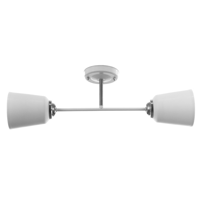 Люстра на потолок BayerLux «Луч», 2×15 Вт, Е27, белый