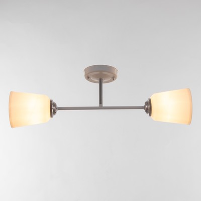 Люстра на потолок BayerLux «Луч», 2×15 Вт, Е27, белый