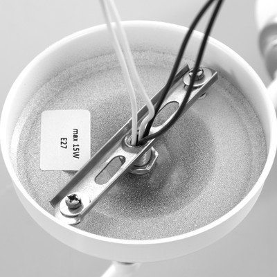 Люстра на потолок BayerLux «Луч», 2×15 Вт, Е27, белый