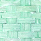 Корзина плетеная, 26х12/30 см, зеленый, бамбук - Фото 5