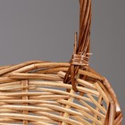 Набор плетеных корзин, 4 шт, 48х35х13/18 - 30х20х8/12 см, бежевый-коричневый, ива - фото 22543523