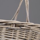 Набор плетеных корзин, 3 шт 45х37х15/40, 37х31х13/35, 32х25х11х30 см, серый, ива - фото 24524184