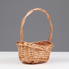 Корзин плетёная для хранения Fot, ива, бежевая, набор 3 шт. - Фото 3