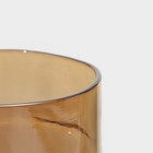 Банка Magistro «Эко», 620 мл, ручка, трубочка, с бамбуковой крышкой, стекло, прозрачная, золотая - Фото 6