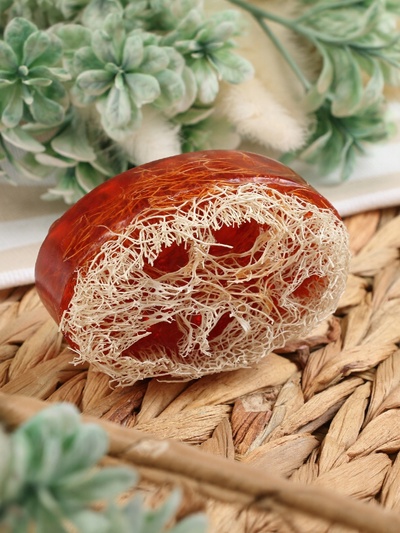 Мыло косметическое Добропаровъ с люффой «массажное» кофе, 100 г