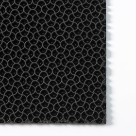 Коврик придверный «Капелька», 58×73 см, цвет чёрный
