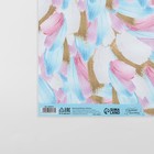 Бумага упаковочная глянцевая «Нежные мазки красок», 100х70 см - Фото 4
