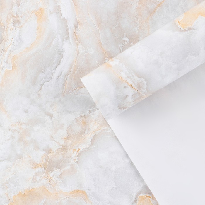 Бумага глянцевая «Белый мрамор», 100х70 см