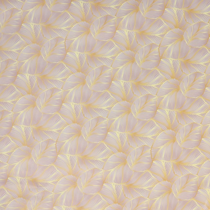 Бумага упаковочная глянцевая двухсторонняя «Золотые листья», 70 х 100 см - Фото 1