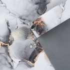 Бумага упаковочная глянцевая двухсторонняя «Тёмный мрамор», 70 х 100 см - фото 319199900