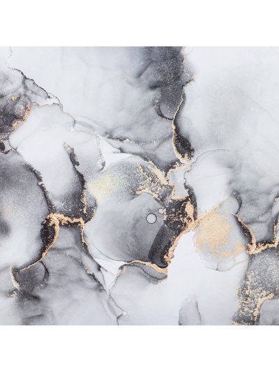 Бумага упаковочная глянцевая двухсторонняя «Тёмный мрамор», 70×100 см