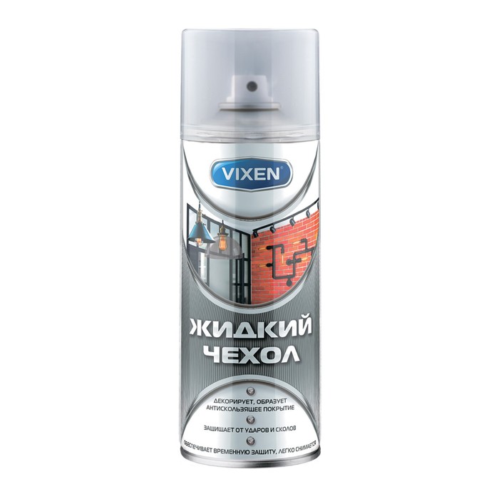 Жидкий чехол VIXEN VX-90101, прозрачный глянцевый, аэрозоль, 520 мл - фото 297691863