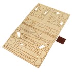 Конструктор деревянный «Самолёт», 30 деталей - фото 23377906