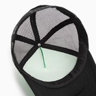 Бейсболка с сеткой MINAKU, цвет зелёный, размер 56-58 - Фото 5