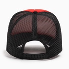 Бейсболка унисекс с сеткой MINAKU, размер 56-58, красная - Фото 5