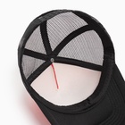 Бейсболка унисекс с сеткой MINAKU, размер 56-58, красная - Фото 6