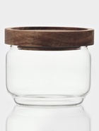 Сахарница Magistro Village, 260 мл, 9×7 см, с деревянной крышкой, стекло, прозрачная - Фото 1