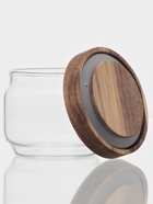 Сахарница Magistro Village, 260 мл, 9×7 см, с деревянной крышкой, стекло, прозрачная - Фото 2