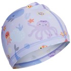 Шапочка для плавания детская «На волне: Подводный мир», тканевая, обхват 46-52 см - Фото 3