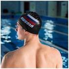 Шапочка для плавания взрослая ONLYTOP RUSSIA, силиконовая, обхват 54-60 см - фото 9592288