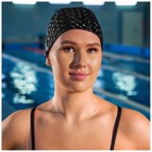 Шапочка для плавания взрослая ONLYTOP, тканевая, обхват 54-60 см - Фото 3