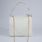 Сумка женская на молнии, цвет белый - Фото 1