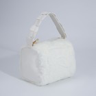 Сумка женская на молнии, цвет белый - Фото 2