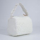 Сумка женская на молнии, цвет белый - Фото 3