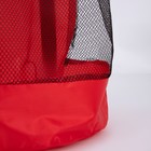 Рюкзак детский для мальчика , 47х24 см, сетка, для песочницы, красный цвет - Фото 2