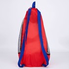 Рюкзак пляжный , 47*24 см, сетка, для песочницы, красный цвет - Фото 3