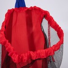 Рюкзак пляжный , 47*24 см, сетка, для песочницы, красный цвет - Фото 4
