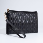 Сумка-клатч на молнии, цвет чёрный - фото 21949995