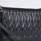 Сумка-клатч на молнии, цвет чёрный - фото 21949996