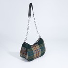 Сумка-багет на молнии, цвет чёрный 9275173