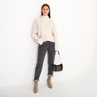 Сумка-багет на молнии, цвет чёрный 9275173