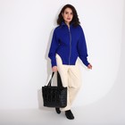 Сумка-шопер на молнии, цвет чёрный - фото 25463646