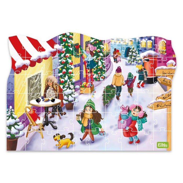 Пазл «Зимние каникулы. Городок» 59298