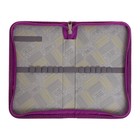 Пенал 1 секция 115 х 205 х 30 мм, Calligrata "Цветок" (объемный 3D-рисунок с эффектом металлика) 81П26 - фото 24604289