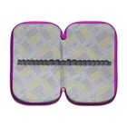 Пенал школьный, 3 секции, 12.5×20.5×5.5 см «Цветок» - Фото 5