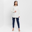 Рубашка женская с рукавами фонариками MINAKU: Casual Collection, размер 48, белая - Фото 7