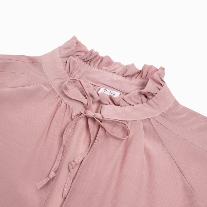 Блузка женская MINAKU: Enjoy цвет розовый, р-р 42 - фото 1909063168
