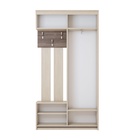 Прихожая «Мечта», 1140 × 383 × 2160 мм, правая, ясень шимо тёмный / ясень шимо светлый 9449869