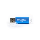 Флешка OltraMax 30, 4 Гб, USB2.0, чт до 15 Мб/с, зап до 8 Мб/с, синяя - Фото 1