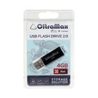 Флешка OltraMax 30, 4 Гб, USB2.0, чт до 15 Мб/с, зап до 8 Мб/с, чёрная - Фото 5