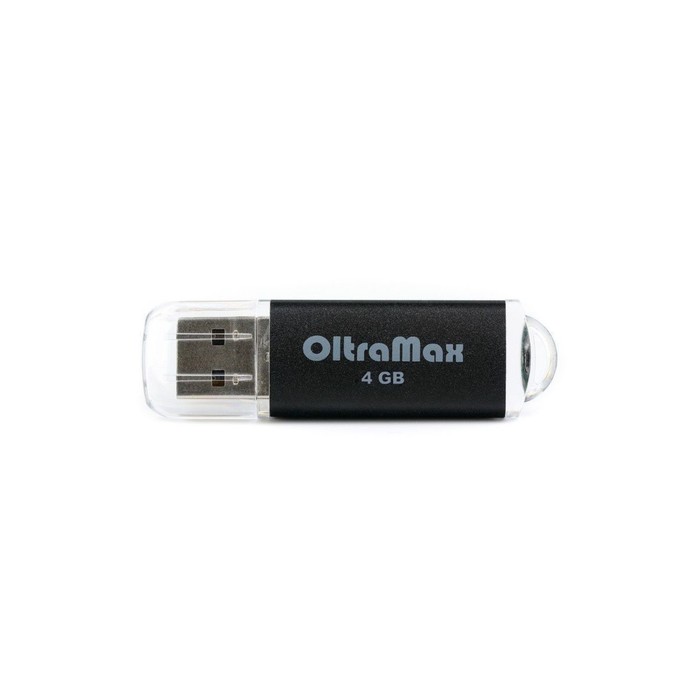 Флешка OltraMax 30, 4 Гб, USB2.0, чт до 15 Мб/с, зап до 8 Мб/с, чёрная - фото 51307199