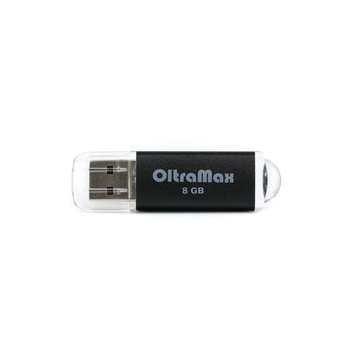 Флешка OltraMax 30, 8 Гб, USB2.0, чт до 15 Мб/с, зап до 8 Мб/с, чёрная - фото 51307227