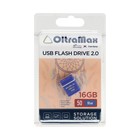 Флешка OltraMax 50, 16 Гб, USB2.0, чт до 15 Мб/с, зап до 8 Мб/с, синяя - Фото 2