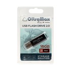 Флешка OltraMax 30, 16 Гб, USB2.0, чт до 15 Мб/с, зап до 8 Мб/с, чёрная - Фото 3