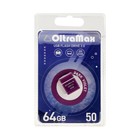 Флешка OltraMax 50, 32 Гб, USB2.0, чт до 15 Мб/с, зап до 8 Мб/с, красная - фото 319201333